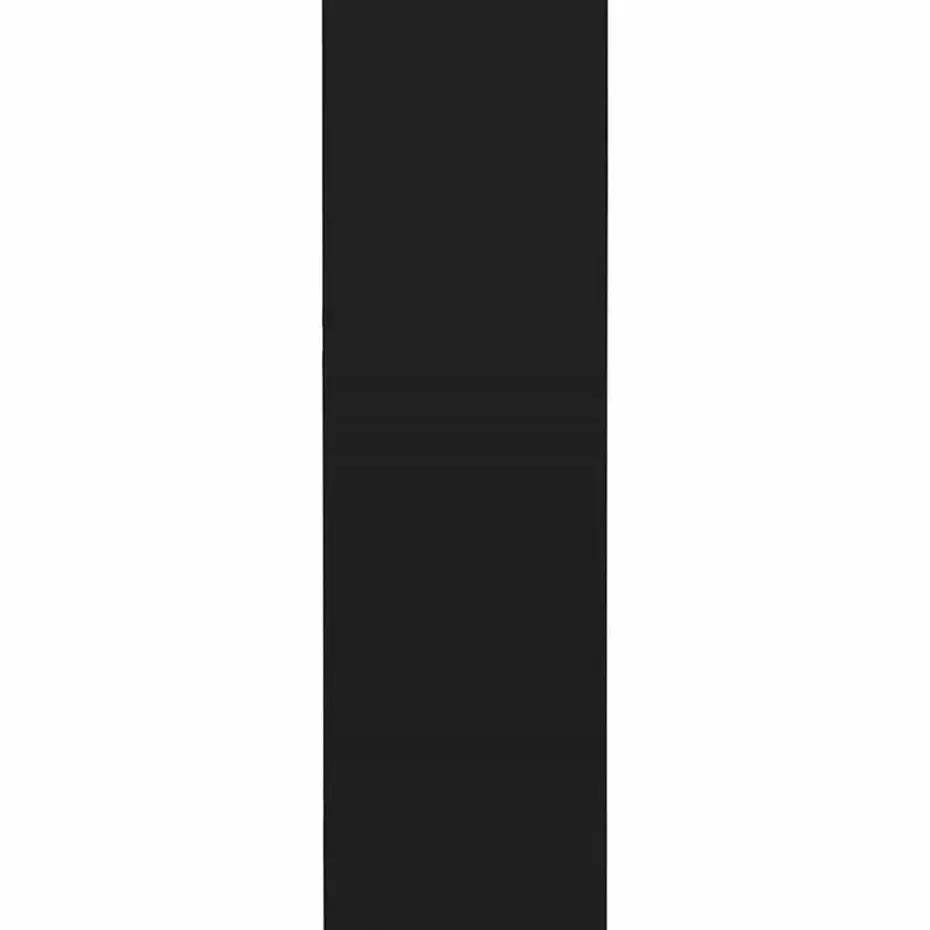 vidaXL - 2-laags Wandshoenenkast 4 paar - Zwart - Bewerkt hout - 60x18x60 cm