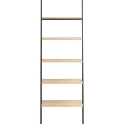 vidaXL - Ladderrek - Bruin - Bewerkt hout