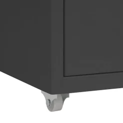 vidaXL - Ladeblok - Antraciet - Metaal