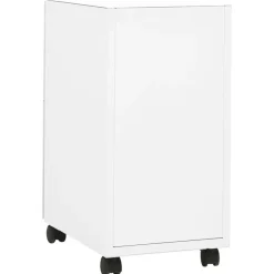 vidaXL - Ladeblok - Wit - Staal