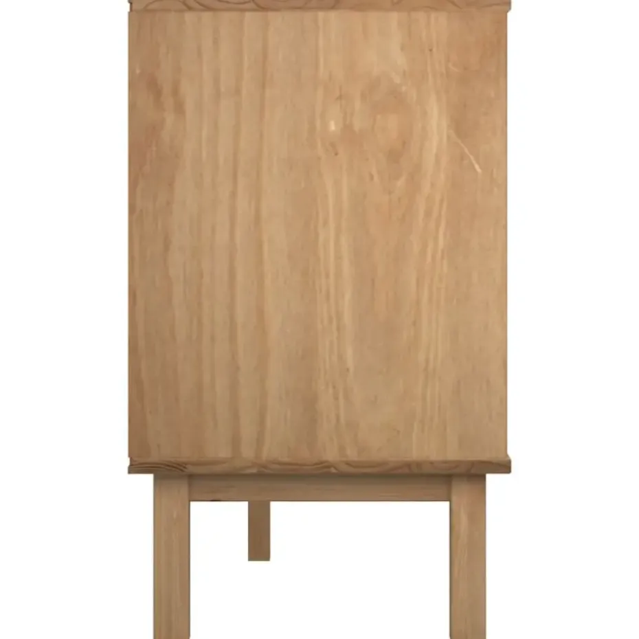 vidaXL - Ladekast - Bruin - Grenenhout