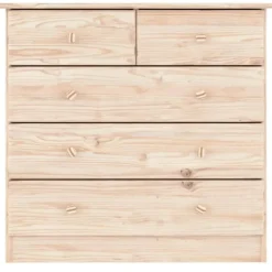 vidaXL - Ladekast - Bruin - Grenenhout