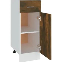 vidaXL - Ladekast - Bruin - Bewerkt hout