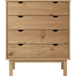 vidaXL - Ladekast - Bruin - Grenenhout