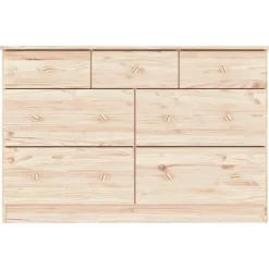 vidaXL - Ladekast - Bruin - Grenenhout