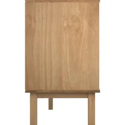 vidaXL - Ladekast - Grijs - Grenenhout