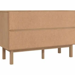 vidaXL - Ladekast - Grijs - Grenenhout