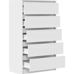 vidaXL - Ladekast - Wit - Bewerkt hout