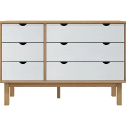 vidaXL - Ladekast - Wit - Grenenhout