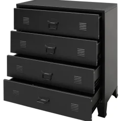 vidaXL - Ladekast - Zwart - Metaal