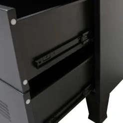 vidaXL - Ladekast - Zwart - Metaal