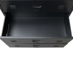 vidaXL - Ladekast - Zwart - Metaal