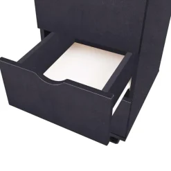 vidaXL - Ladekast - Zwart - Bewerkt hout