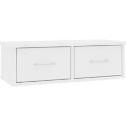 vidaXL - Ladeschap - Wit - Bewerkt hout