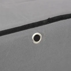 vidaXL - 10-lagen Schoenenkast met 2 deuren - Grijs - Stof - 60x30x166 cm