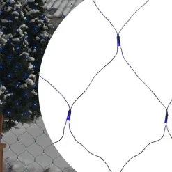 vidaXL - Lamp - Blauw - PVC