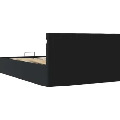 vidaXL - LED Bed frame met opbergruimte - Zwart - Kunstleer - 140x200 cm