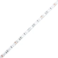 vidaXL - LED TV-meubel met 2 deuren - Zwart eiken - Hout en glas - 120x30x36 cm