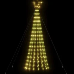 vidaXL - Led-kerstboom - Warmwit - 180 cm