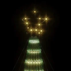 vidaXL - Led-kerstboom - Warmwit - 180 cm