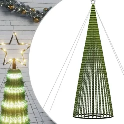 vidaXL - Led-kerstboom - Warmwit - 500 cm
