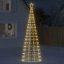 vidaXL - Led-kerstboom - Warmwit - 300 cm - 1 pcs