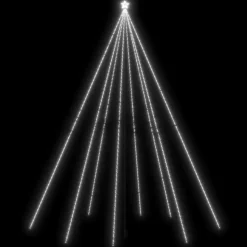 vidaXL - Led-kerstboom - Wit - 800 x 230 cm