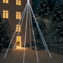 vidaXL - Led-kerstboom - Wit - 800 x 230 cm