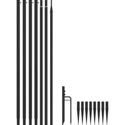 vidaXL - Led-kerstboom - Wit - 800 x 230 cm