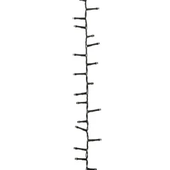 vidaXL - Led-slinger - Pastel multicolour and dark green - 13 m