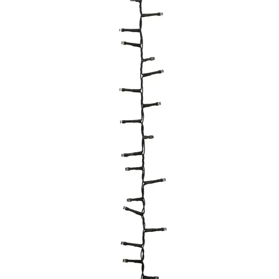 vidaXL - Led-slinger - Pastel multicolour and dark green - 13 m