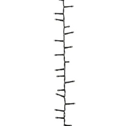 vidaXL - Led-slinger - Pastel multicolour and dark green - 45 m