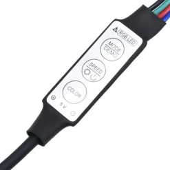 vidaXL - Led-spiegelkast - Wit - Bewerkt hout