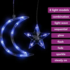 vidaXL - Lichtslinger - Blauw