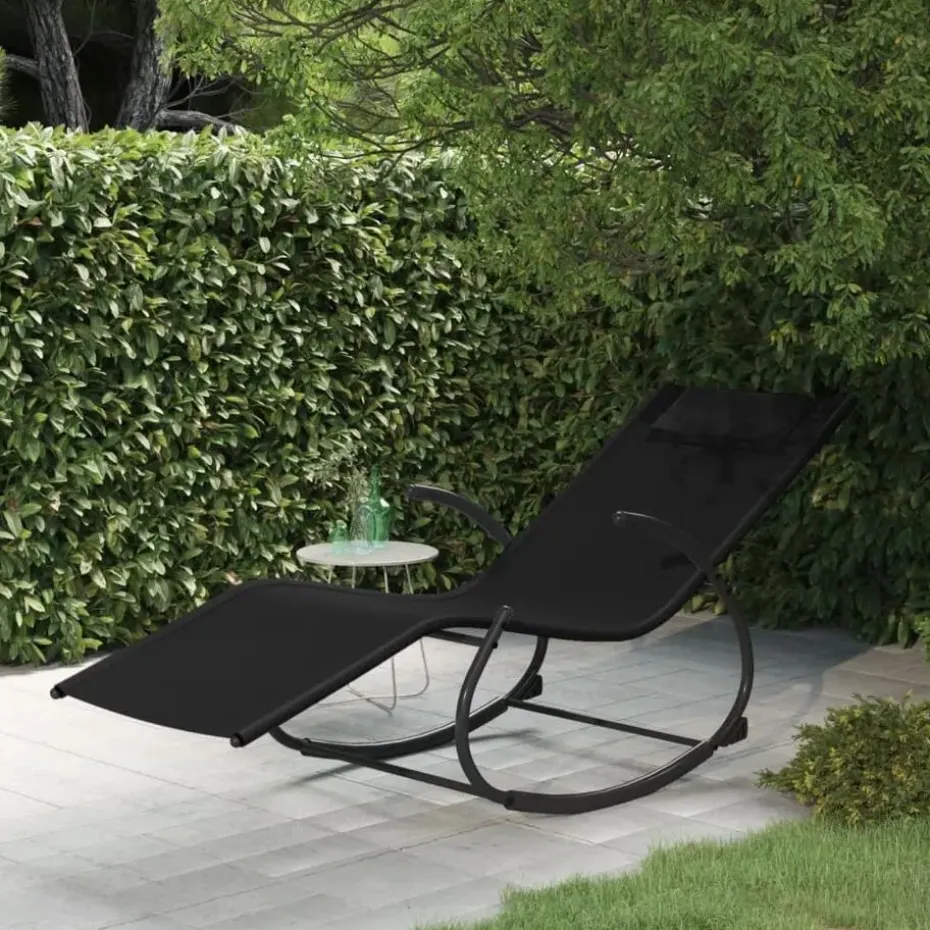 vidaXL - Ligbed - Black