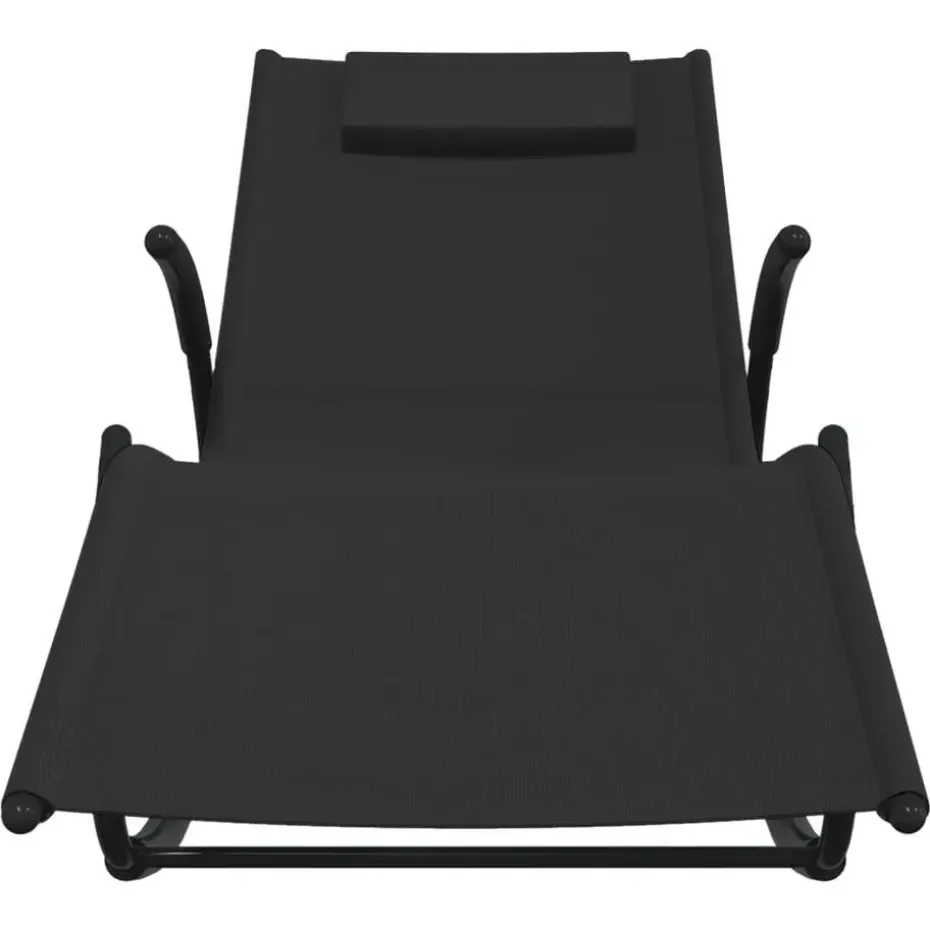 vidaXL - Ligbed - Black