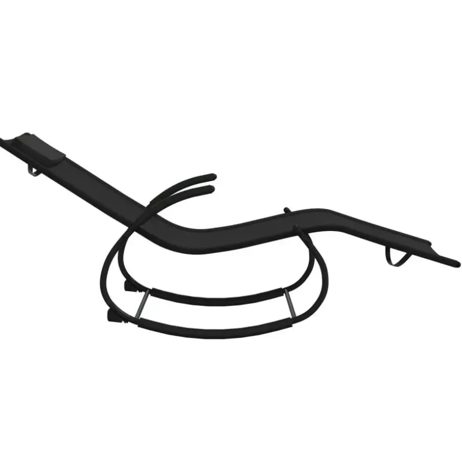 vidaXL - Ligbed - Black