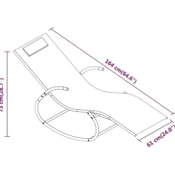 vidaXL - Ligbed - Black