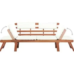 vidaXL - Ligbed - Bruin - Hout