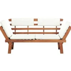 vidaXL - Ligbed - Bruin - Hout