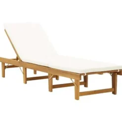 vidaXL - Ligbed - Bruin - Hout