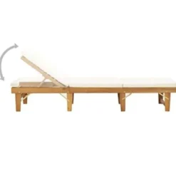 vidaXL - Ligbed - Bruin - Hout