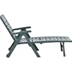 vidaXL - Ligbed - Groen - Kunststof