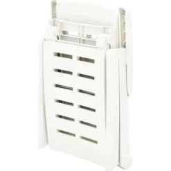 vidaXL - Ligbed - Wit - Kunststof