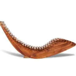 vidaXL - Ligbed schommelend - Bruin - Acaciahout