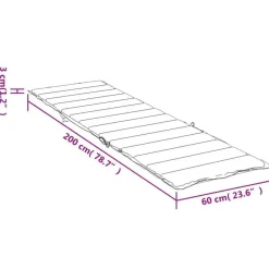 vidaXL - Ligbedkussen - Crème - Stof