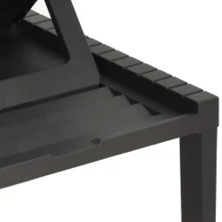 vidaXL - Ligstoel - Antraciet - Kunststof