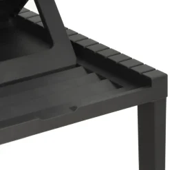 vidaXL - Ligstoel - Antraciet - Kunststof