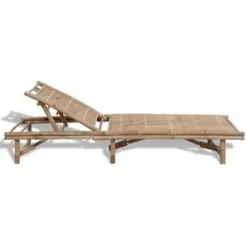 vidaXL - Ligstoel - Bruin - Hout