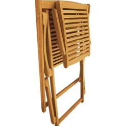 vidaXL - Ligstoel - Bruin - Hout